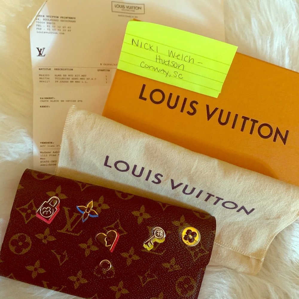 SOLD ON CROSS POST Louis Vuitton LE Love Lock Mono